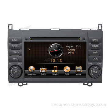 7 Inch TFT LCD Touch Screen Car DVD GPS Navigation System for Benz A180 with Bluetooth+Radio+iPod+Video